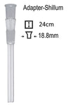 Adapter-Shillum 24cm, Steckchillum 18.8>18.8 Kupplung