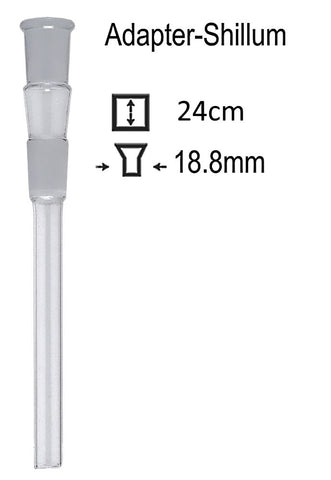 Adapter-Shillum 24cm, Steckchillum 18.8>18.8 Kupplung