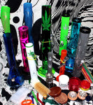 Acrylbong Bong Wundertüte Grinder Köpfe Pfeife Papers Filter Schmantex weed box kiffer box mystery box 420 kifferset stonerbox geschenkbox bongrauch-wundertuete-acrylbong-weed-bong-420-kifferbox-mysterybox-budawi