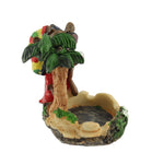 Rasta Aschenbecher Rasta Man mit Palmen und Joint Ashtray