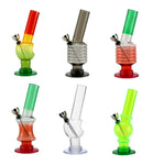 Mini Acrylbong Bong Wasserpfeife bunt gemischt von bongrauch