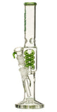 Treibel Glas Bong mit Perkolator H:35cm - Ø:50x40mm