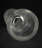 Glas Kopf 14,5mm Schliff, mit 3 Siebe Glaskopf
