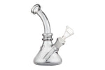 Glasbong inklusive Slit Chillum 18,8 auf 14,5 und Kopf - klein und handlich