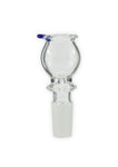 Glas Kopf 14,5mm Schliff mit Bauch & Nase