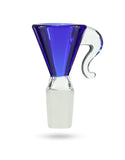 14,5er Glaskopf " Trichter " blau