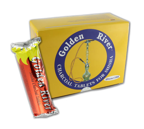 Golden River Shisha Kohle 40 mm