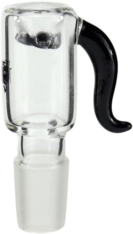 18,8er Glaskopf mit Glassieb schwarz