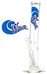 Blaue Wave Glas-Bong - H:42cm
