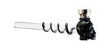 Glaspfeife mit Sieb Pfeife Skull Totenkopf 14 cm