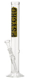 14,5er Psycho Glasbong Ø: 40 mm H: 35 cm Wasserpfeife mit Kickloch Bong Pfeife