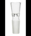 Glas Kopf 14,5mm Schliff, mit 3 Siebe Glaskopf