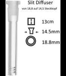 18,8er 13cm Slit Diffuser Adapter Chillum