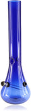 Acrylbong Vase mit Eisfach Alu Chillum und Alu Kopf Wasserpfeife Bong blau