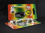 Geschenkset Tabakpfeife 9 cm im Blister inklusive Siebe und Grinder