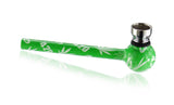Glaspfeife Pfeife bunt motiv pop art tar catching dry pipe sieb metallkopf crackpfeife American Pipe Rainbow Colour Changing Pipes Spoon Bubbler Sherlock crystal