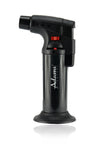 Adamo Jet Torch Gasbrenner schwarz weiß Brenner Feuerzeug Lighter Gun Jetflamme mit Standfuss Kiffen Rauchen Zigarrenbrenner Joint Pfeifen Shisha Flambieren Löten Basteln