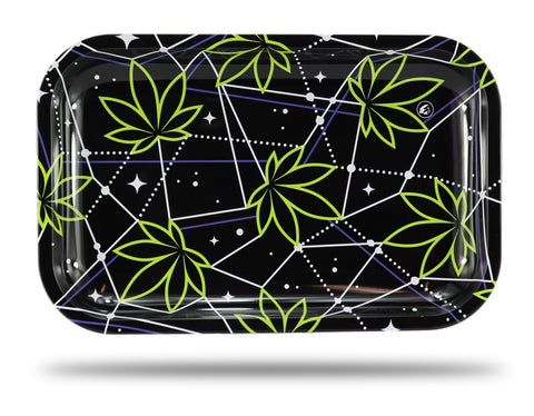 Rolling Tray Tablett Drehteller Bröselunterlage Bröselschale joint bauen kiffen weed hanf space