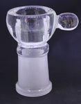 Stabiler Glas Kopf - weibliche Buchse- mit Sieb  Ø:18,8mm