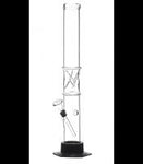Glas Bong Plain mit Acrylfuß H:40cm - Ø:45mm