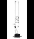 Glas Bong Plain mit Acrylfuß H:40cm - Ø:45mm