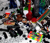 Acrylbong Bong Wundertüte Grinder Köpfe Pfeife Papers Filter Schmantex weed box kiffer box mystery box 420 kifferset stonerbox geschenkbox bongrauch-wundertuete-acrylbong-weed-bong-420-kifferbox-mysterybox-budawi
