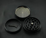 Hypnotize CNC Grinder aus Aluminium schwarz bunt 3 tlg. Ø 50 mm