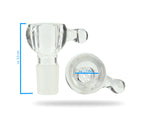 Extra Stabiler Glaskopf 18,8mm Dabben Ölrauch Glas Kopf mit Sieb Glassieb
