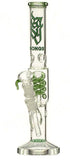 Treibel Glas Bong mit Perkolator H:35cm - Ø:50x40mm