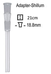 Adapter-Shillum 21cm, Steckchillum 18.8>18.8 Kupplung