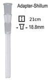 Adapter-Shillum 21cm, Steckchillum 18.8>18.8 Kupplung