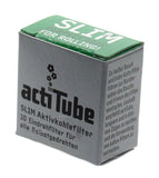 10er actiTube Slim Tune Aktivkohlefilter Filter charcoal Aktivkohle Kohlefilter